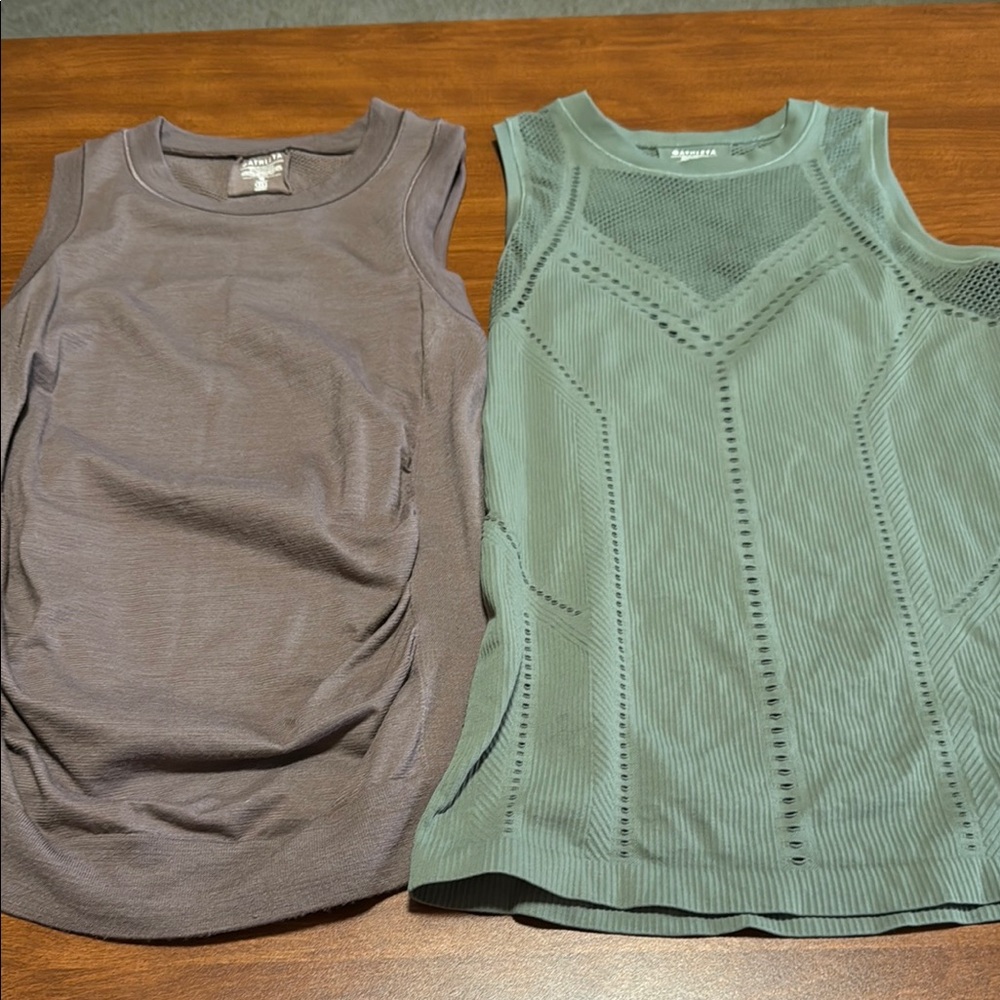 Lot of 2 athletic tanks.